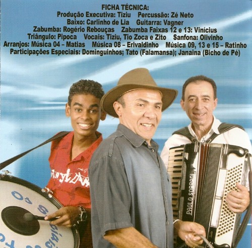 Os Sociais do forro - 2007 - Cavaleiros da sorte - encarte
