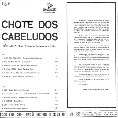 1967-zenilton-chote-dos-cabeludos-chantecler-capa-verso 1967-zenilton-chote-dos-cabeludos-chantecler-capa-verso