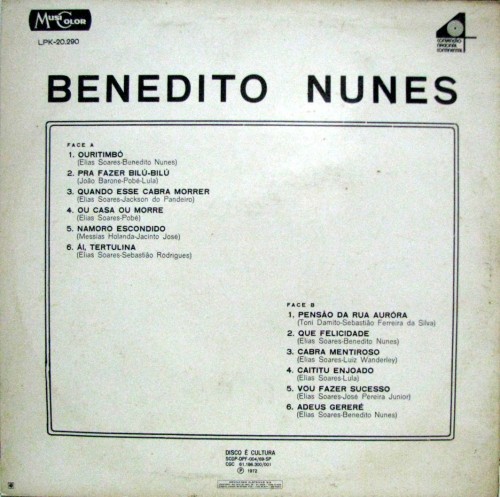 1972 - Benedito Nunes - Benedito Nunes - verso