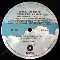 Sertao no Forro - selo A