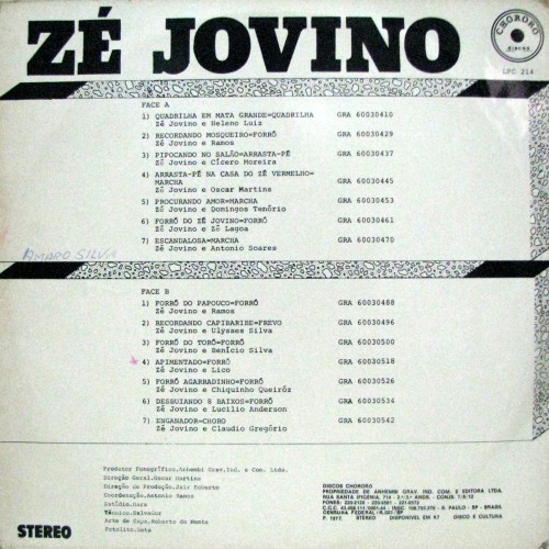 Ze Jovino - Desbuiando 8 baixos verso