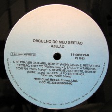 Azulao - 1993 - Orgulho do meu sertao - selo b