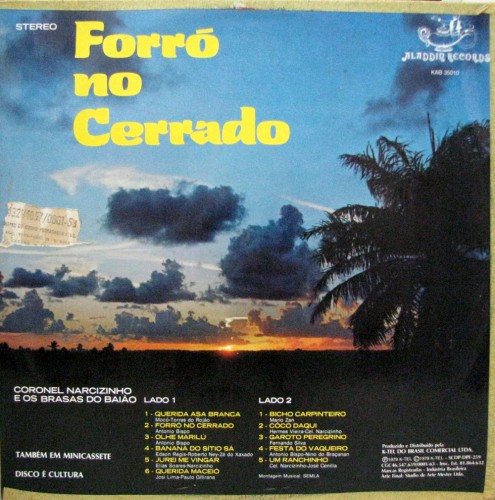 1979 - Coronel Narcizinho - Forro no cerrado - verso