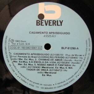 1983 - Assisao - Casamento aprissiguido - selo A