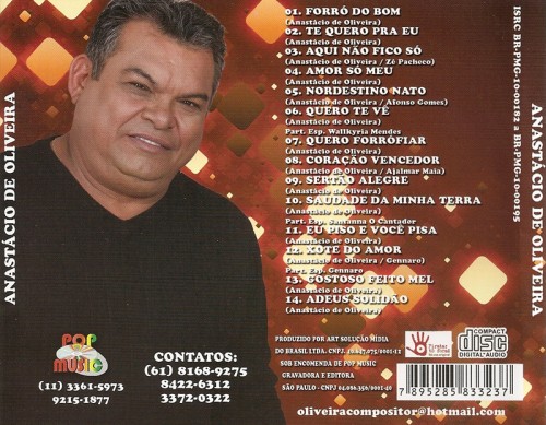 Anastacio Oliveira - 2010 - Nordestino Nato - verso