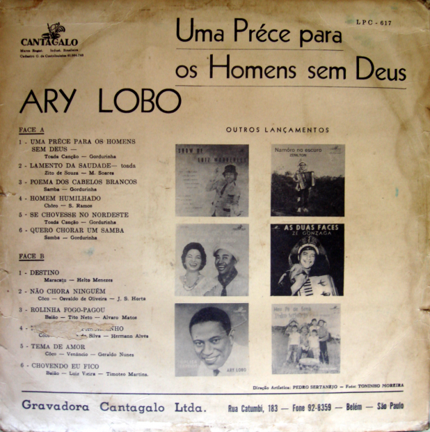 Ary lobo - Uma Prece para os homens sem deus verso