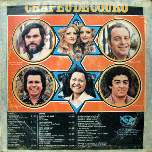 1978 - Coletanea - Chapeu de couro - verso
