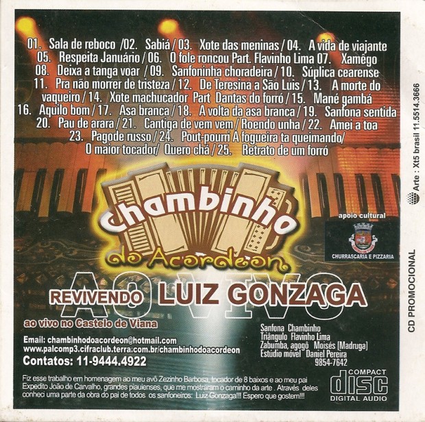 Chambinho do Acordeon - Revivendo Luiz Gonzaga - verso