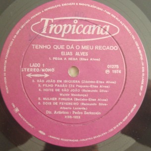 Elias alves tenho que da meu recado (selo A)