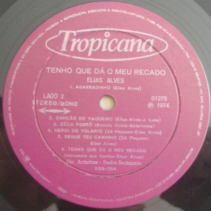 Elias alves tenho que da meu recado (selo B)