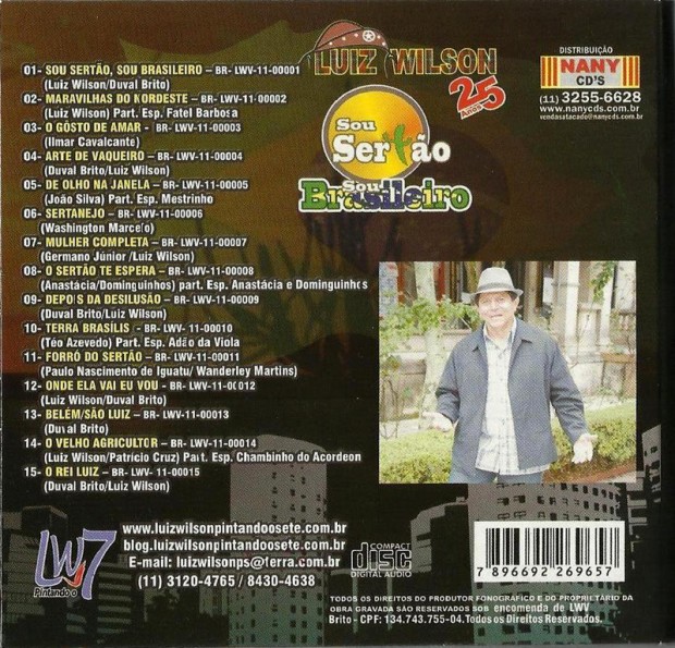 Luiz Wilson - 2011 - Sou sertao, sou brasileiro C.CAPA