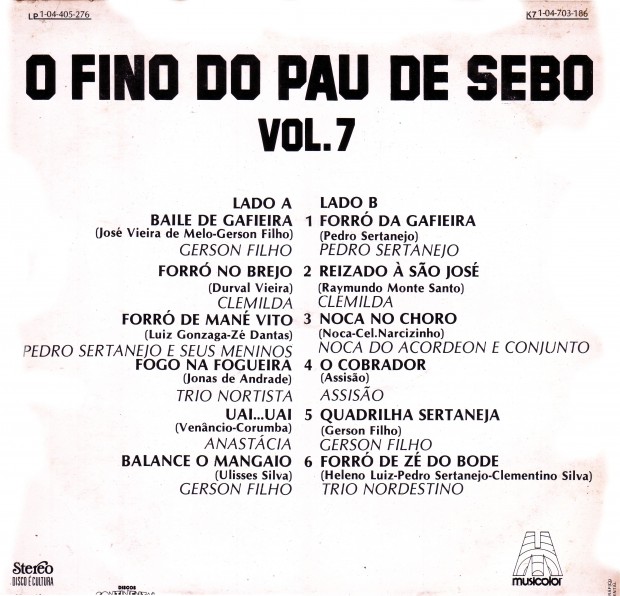 O fino do pau de sebo 7 Verso
