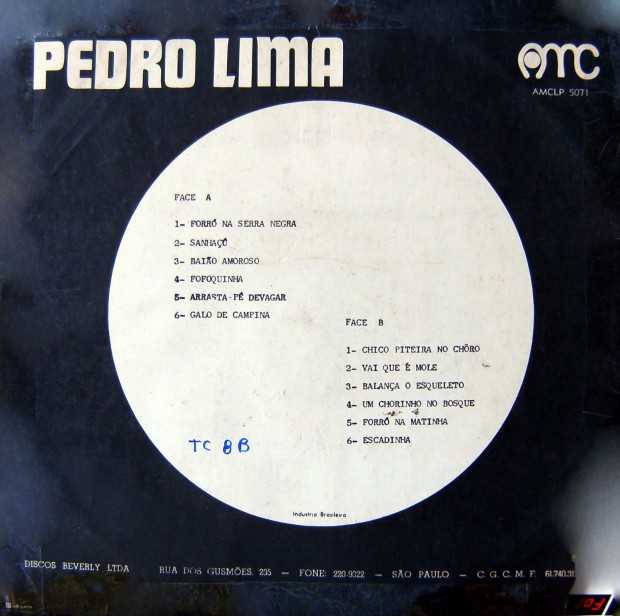 Pedro Lima - verso