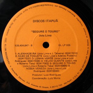 Jota Lima - 1975 - Segure o touro - selo b