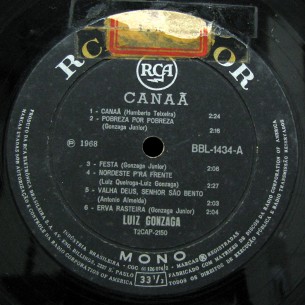 Luiz Gonzaga - 1968 - Canaa - selo a