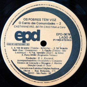 O Canto das Comunidades Vol. 02 - selo A